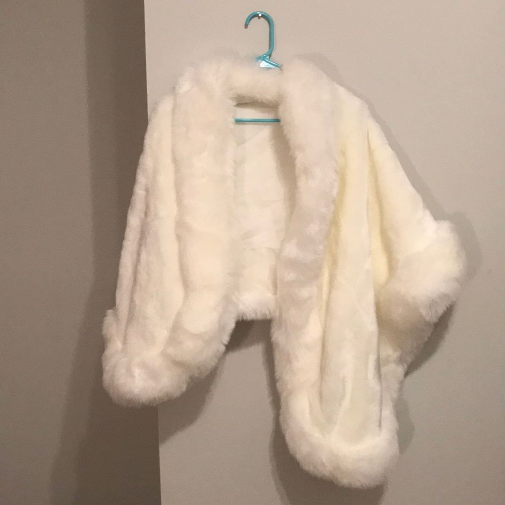 Faux fur wrap